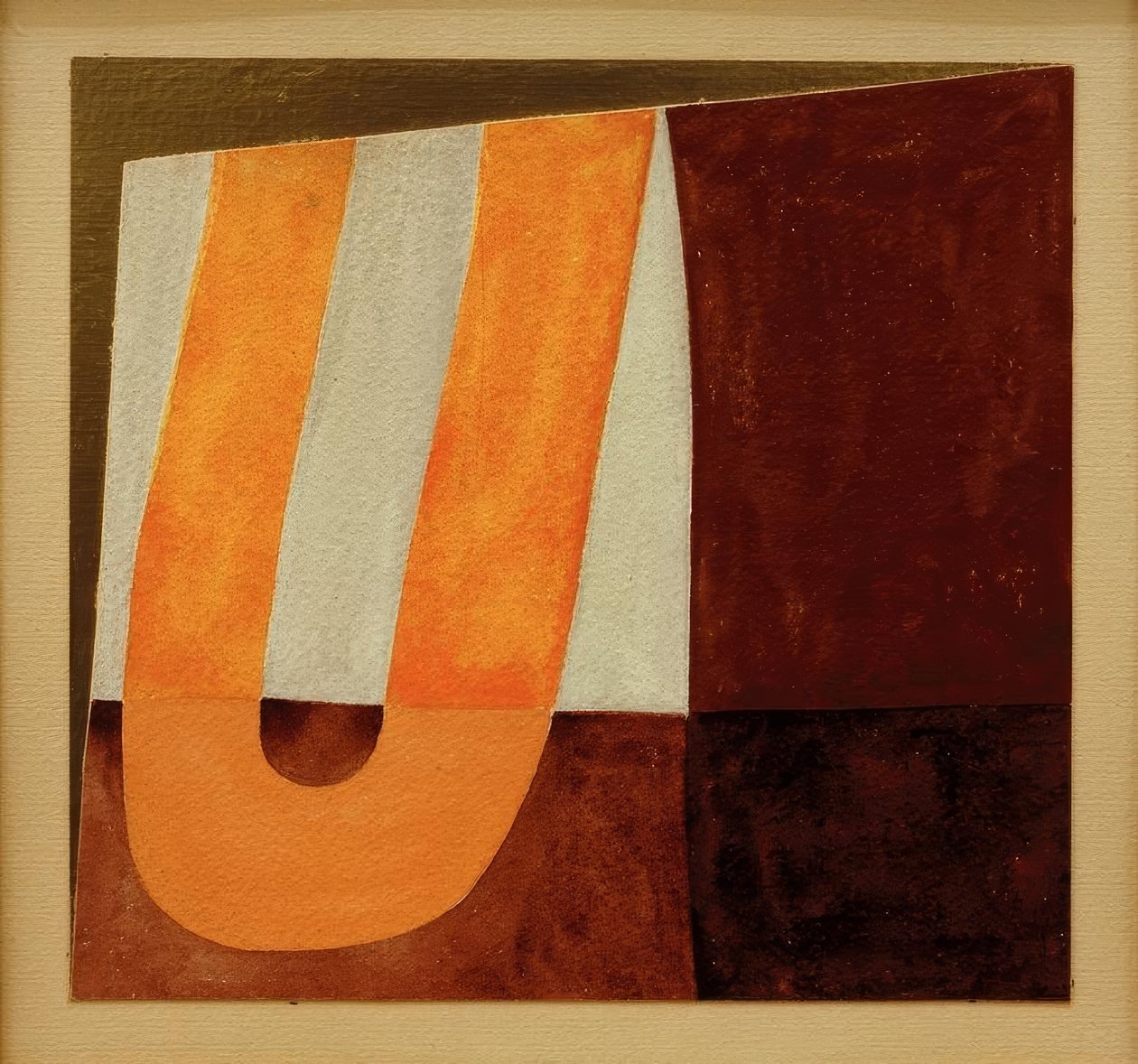 Composição em forma de u de Sophie Taeuber Arp