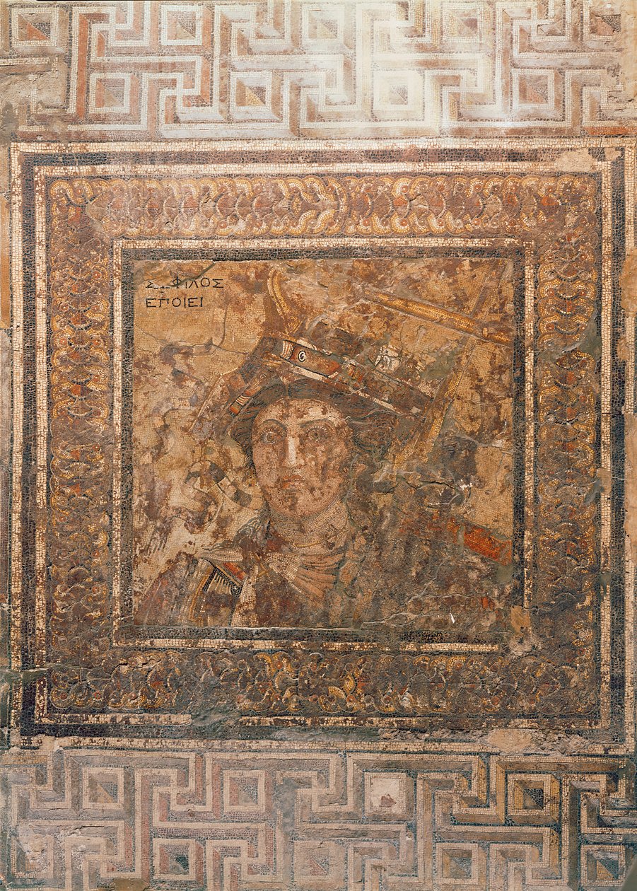 Personificação da cidade de Alexandria (mosaico) de Sophilos