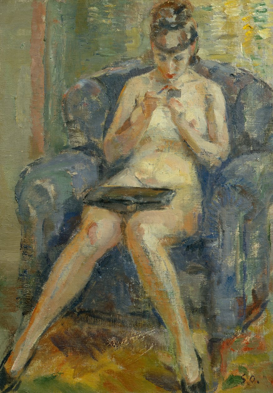 Retrete, século XX (pintura) de Soren Onsager
