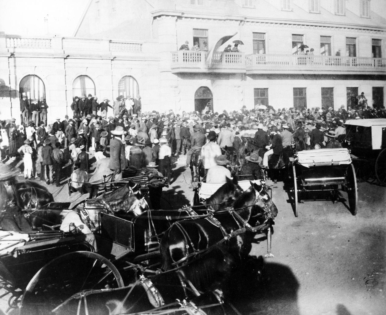 Recepção do Volksraad em Joanesburgo, c.1895 de South African Photographer