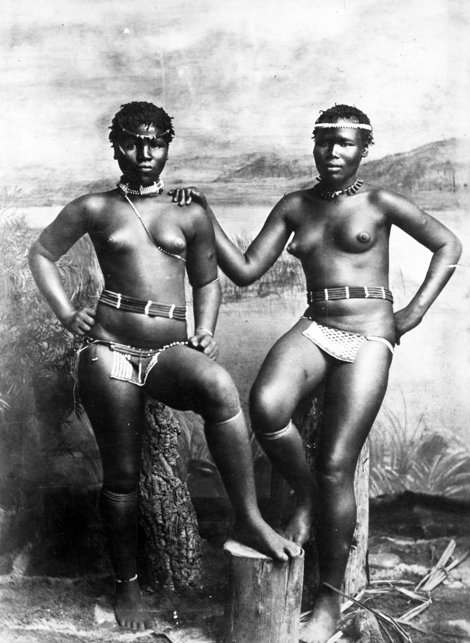 Irmãs Zulu, c.1895 de South African Photographer