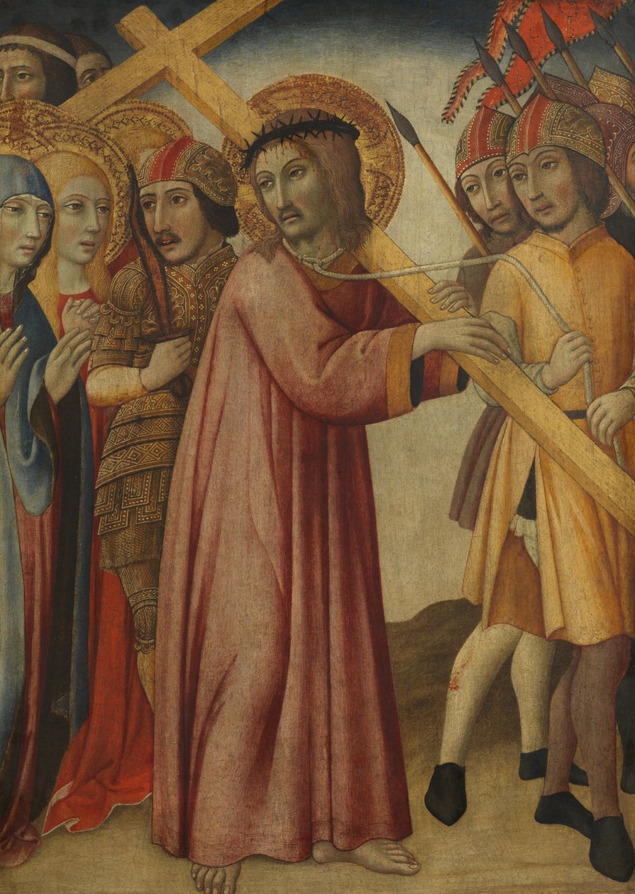 Cristo carregando a cruz, c.1400 de South German School