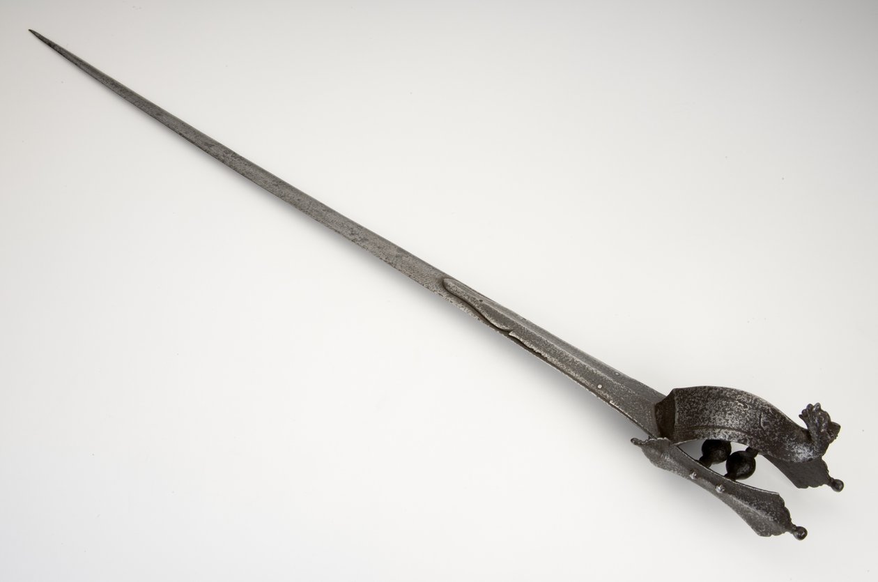 Pata, espada de manopla (aço, ferro e latão) de South Indian School