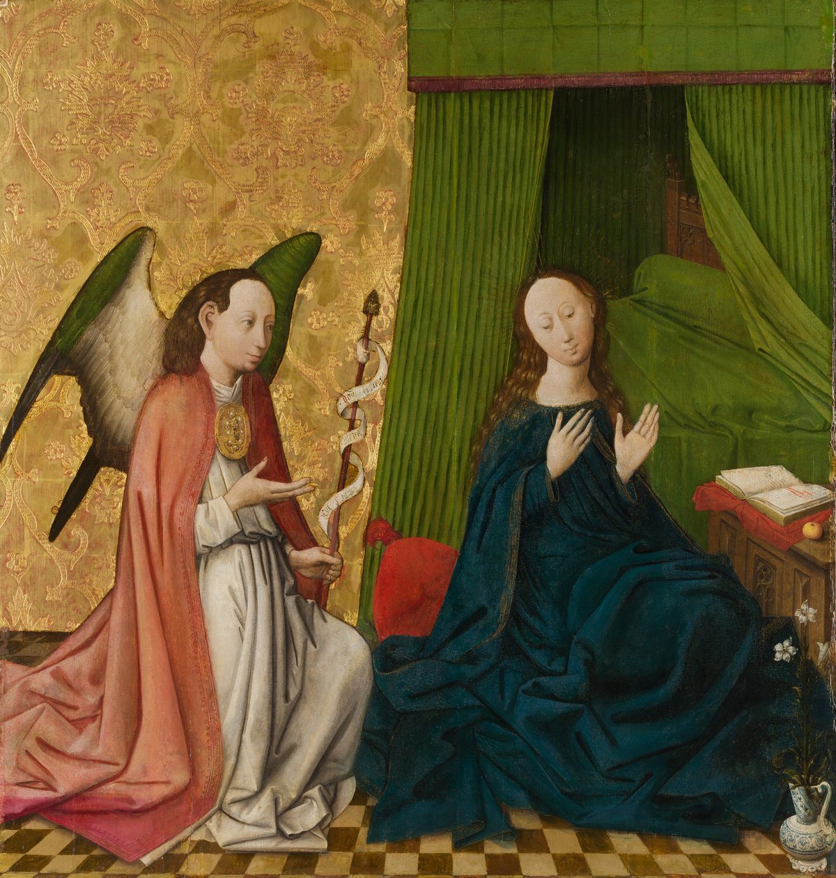 A Anunciação. de South Netherlandish Painter