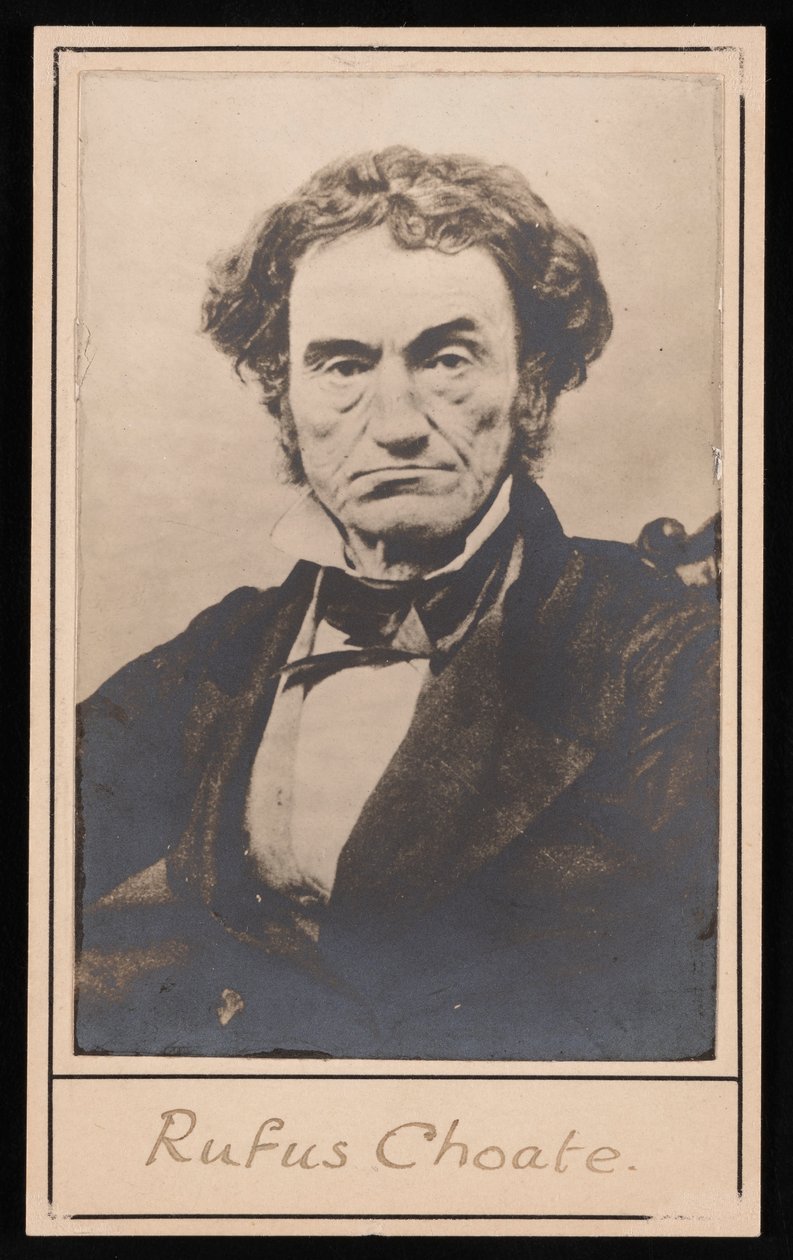 Retrato de Rufus Choate 1799-1859, Antes de 1859. de Southworth and Hawes