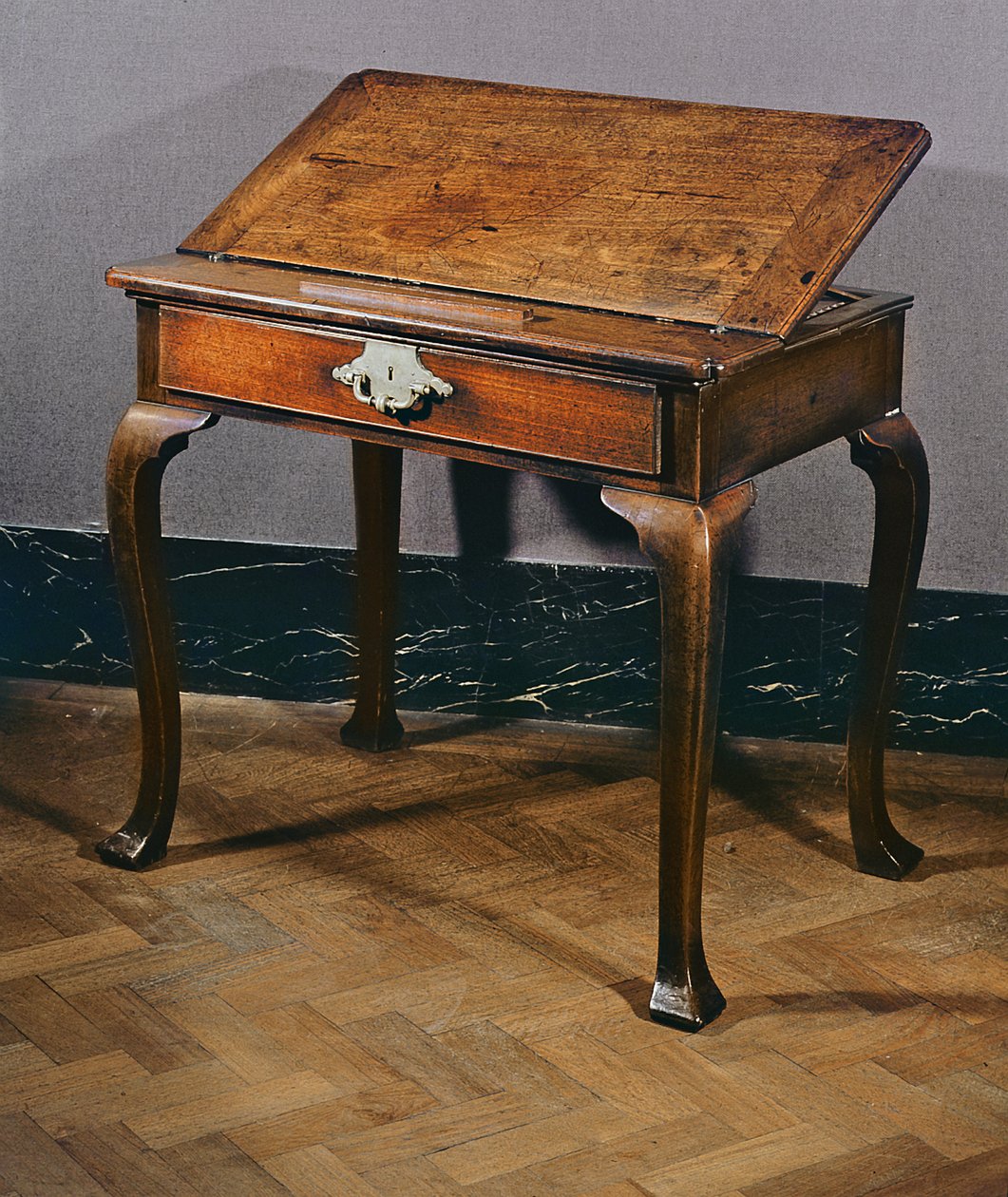 Mesa de arquitetos, c.1730 (mogno) de Spanish School