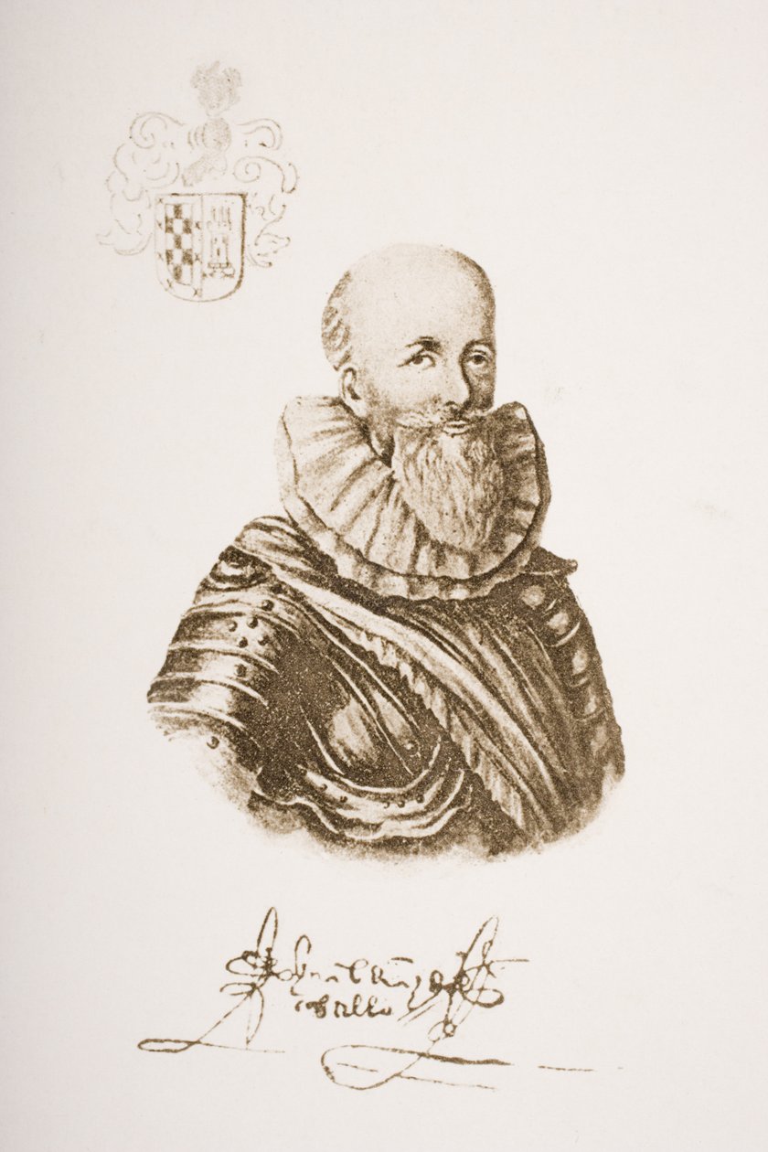 Bernal Diaz del Castillo (c.1492-1584) de Spanish School