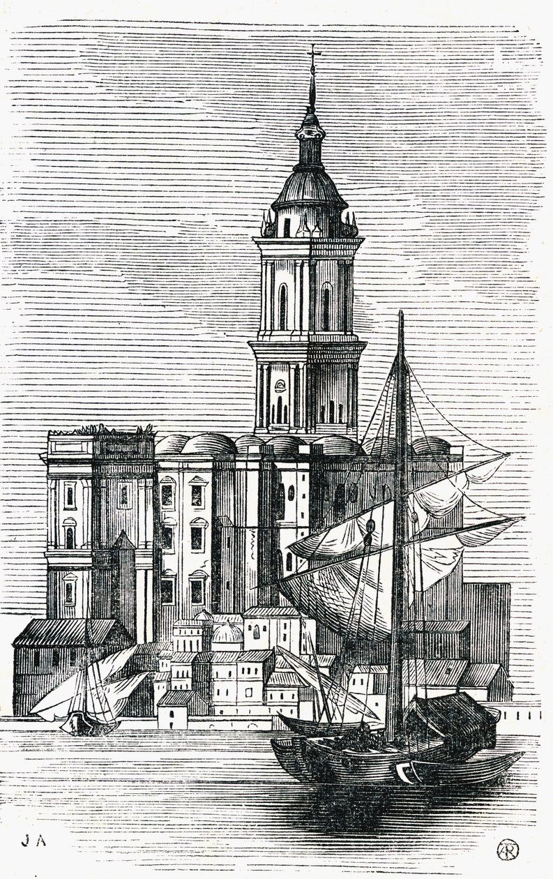 Catedral de Málaga, Espanha, meados do século XIX de Spanish School
