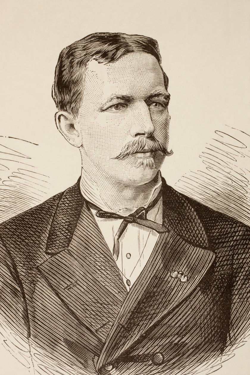 Oscar Lentz, de "A Ilustração Espanhola e Americana" de 1881 de Spanish School