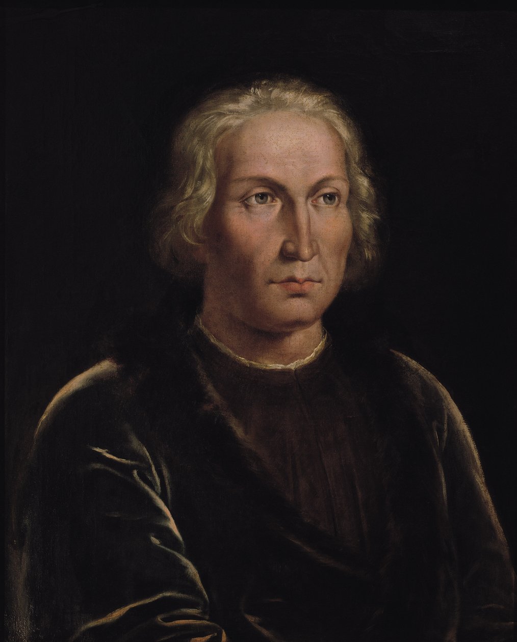 Retrato de Cristóvão Colombo (1450-1506) de Spanish School