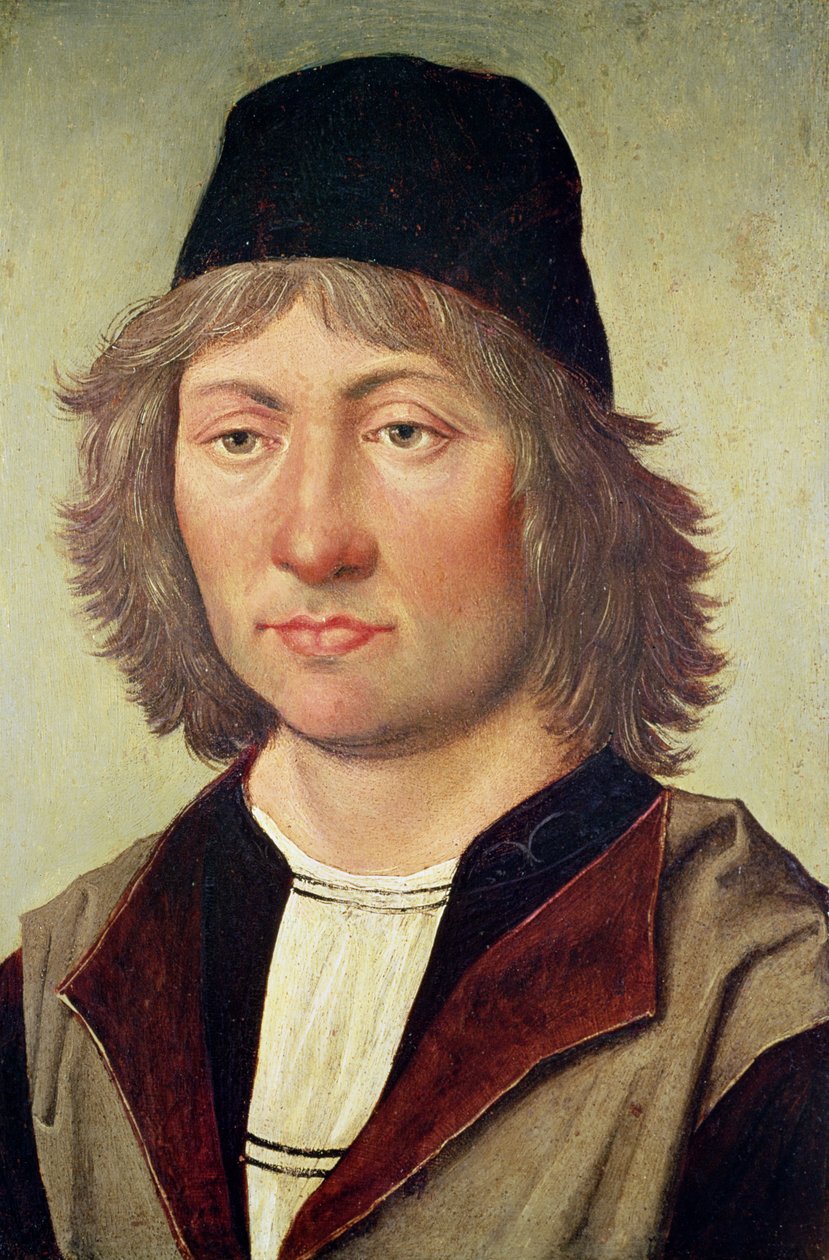 Retrato de um jovem de Spanish School
