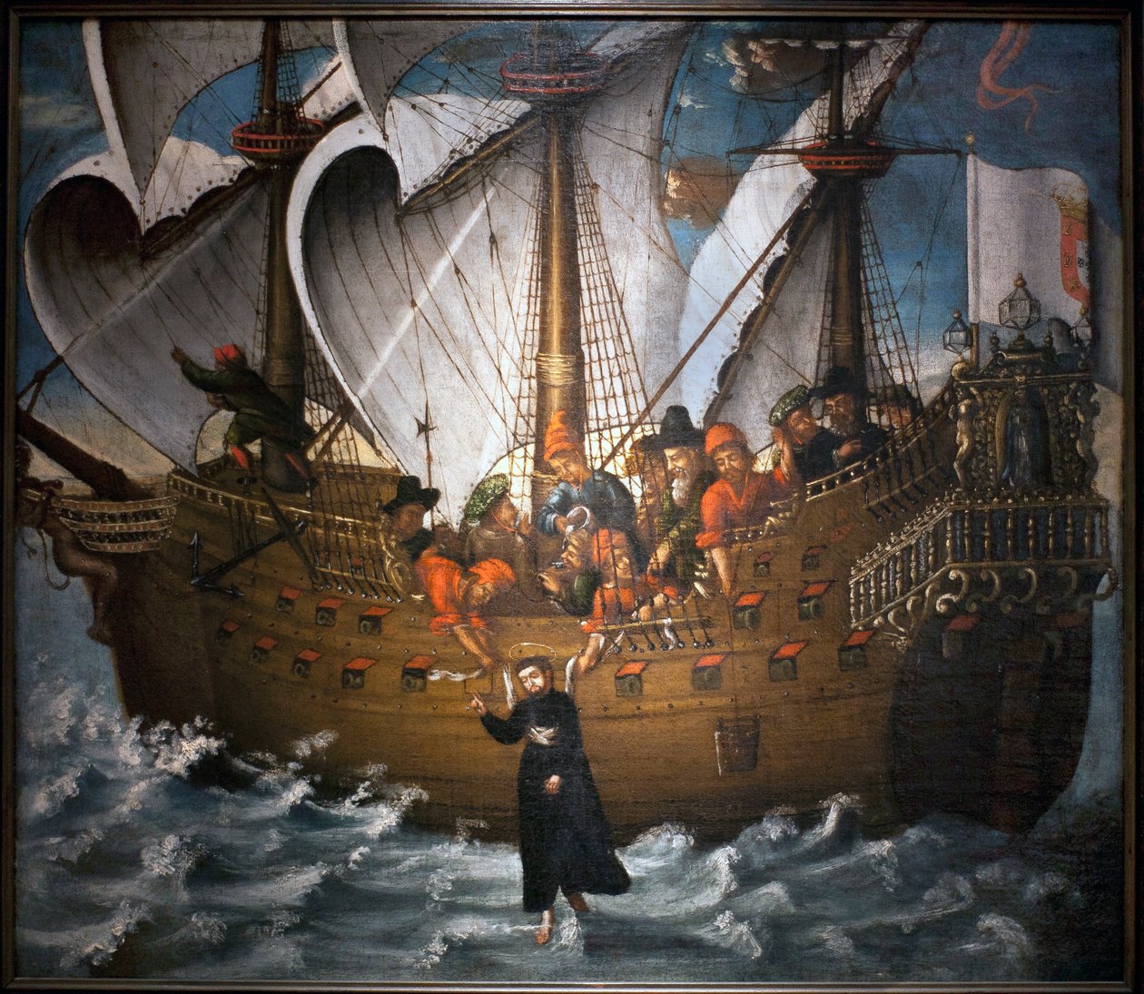 São Francisco Xavier andando na água de Spanish School