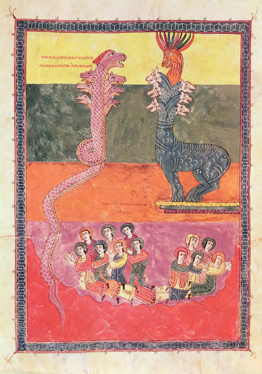 Os dragões, do Girona Beatus de Spanish School