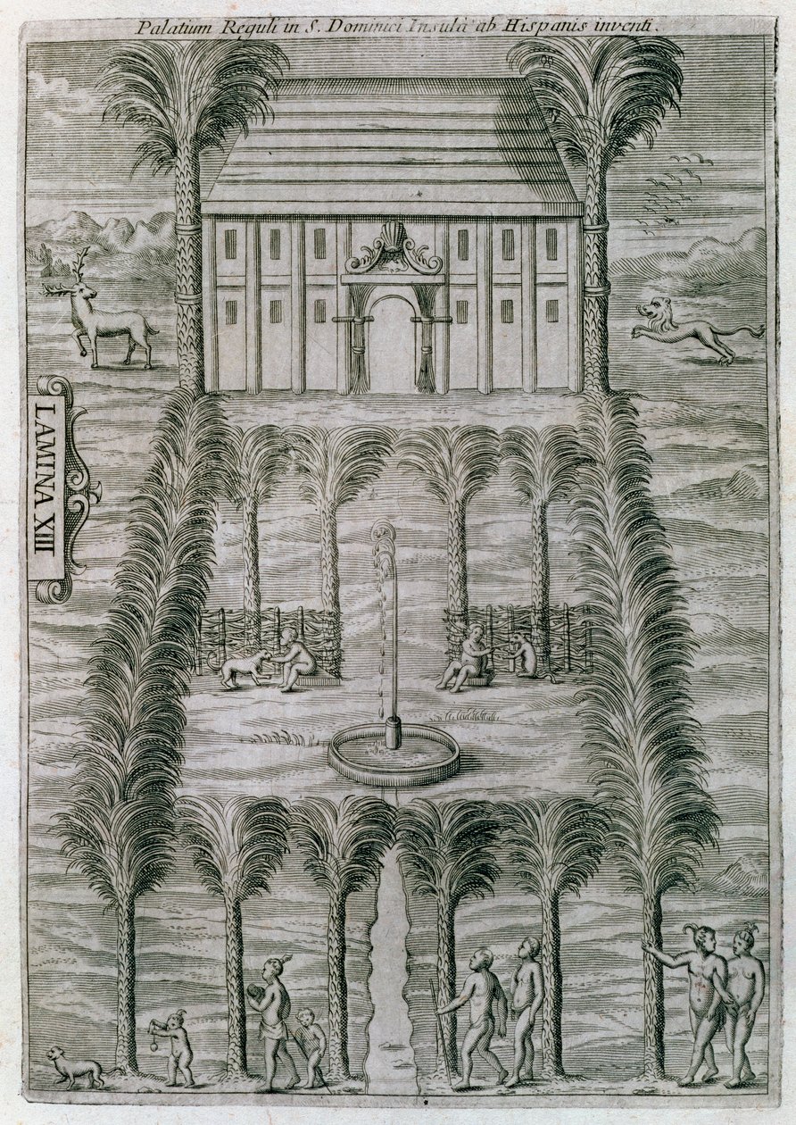 O Palácio dos Governadores na Ilha da Dominica de Spanish School
