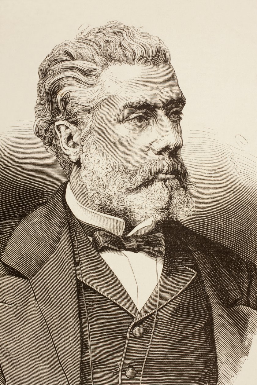Victor Balaguer, de &39;A Ilustração Espanhola e Americana&39; de 1881 de Spanish School