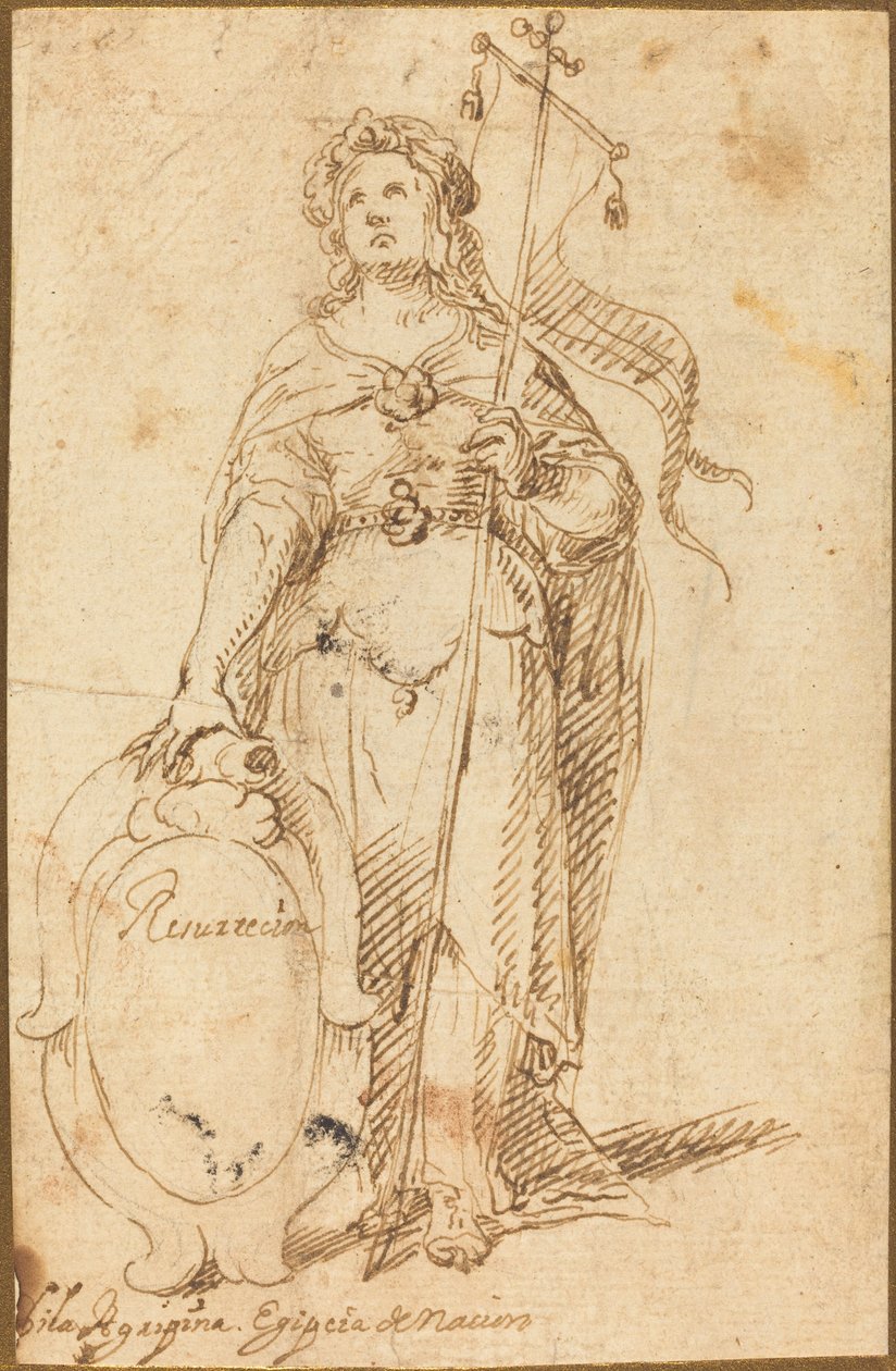 Sibila egípcia de Spanish 17th Century