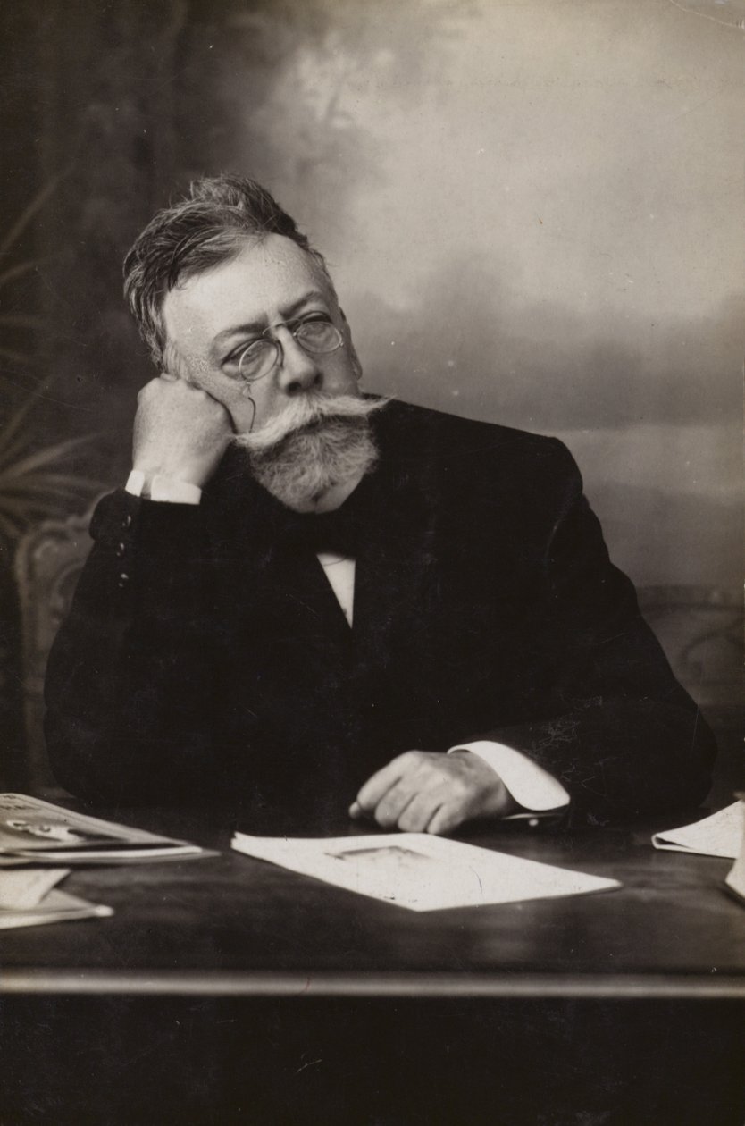 Angel Guimera (1845-1924), dramaturgo espanhol (fotografia a preto e branco) de Spanish Photographer
