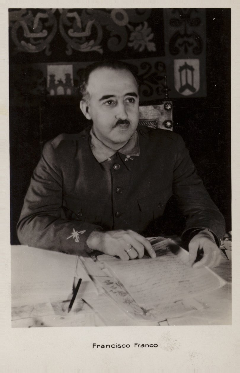 Francisco Franco (fotografia a preto e branco) de Spanish Photographer