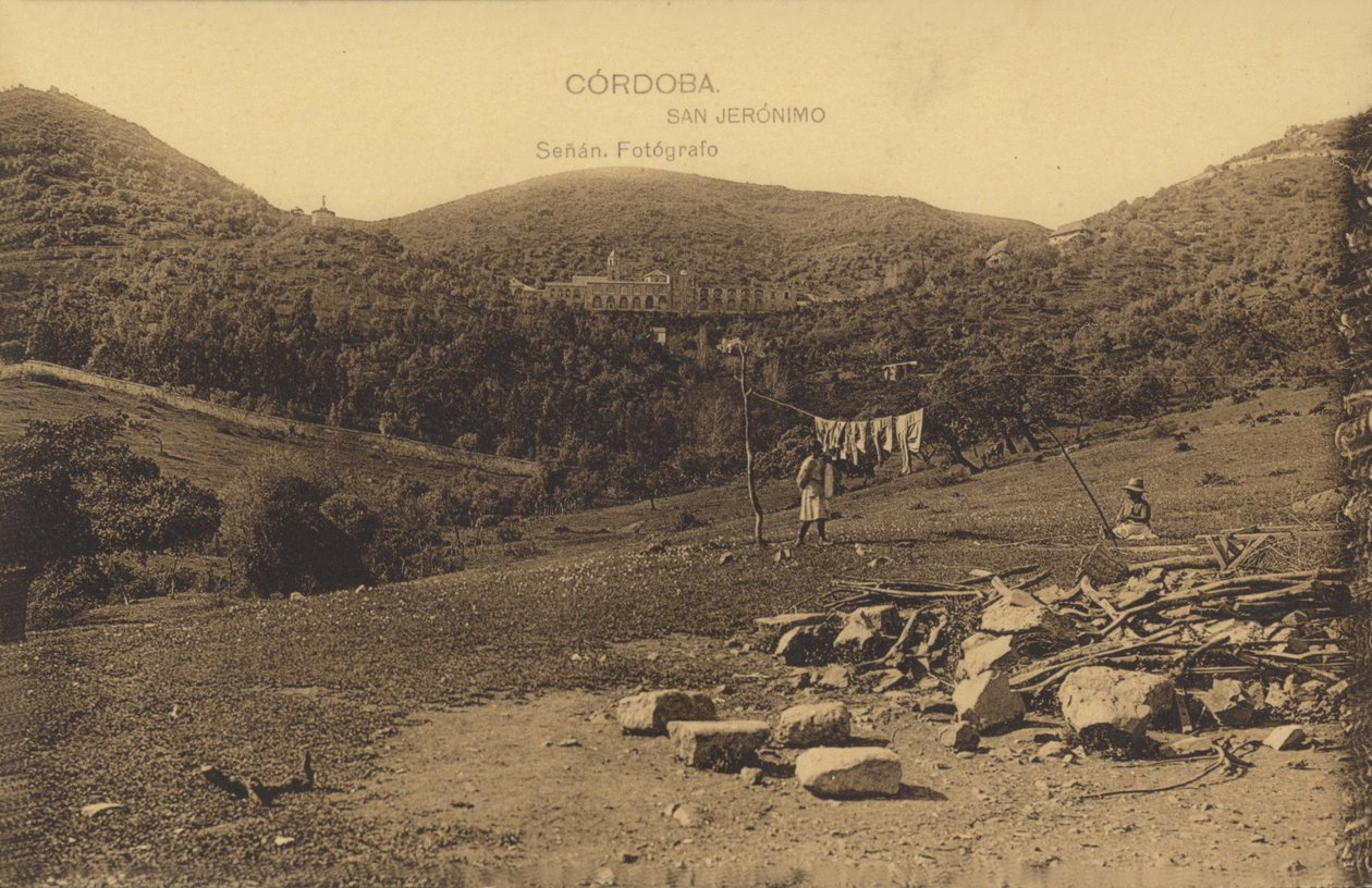 Mosteiro de São Jerónimo, Córdova, Espanha (fotografia a preto e branco) de Spanish Photographer