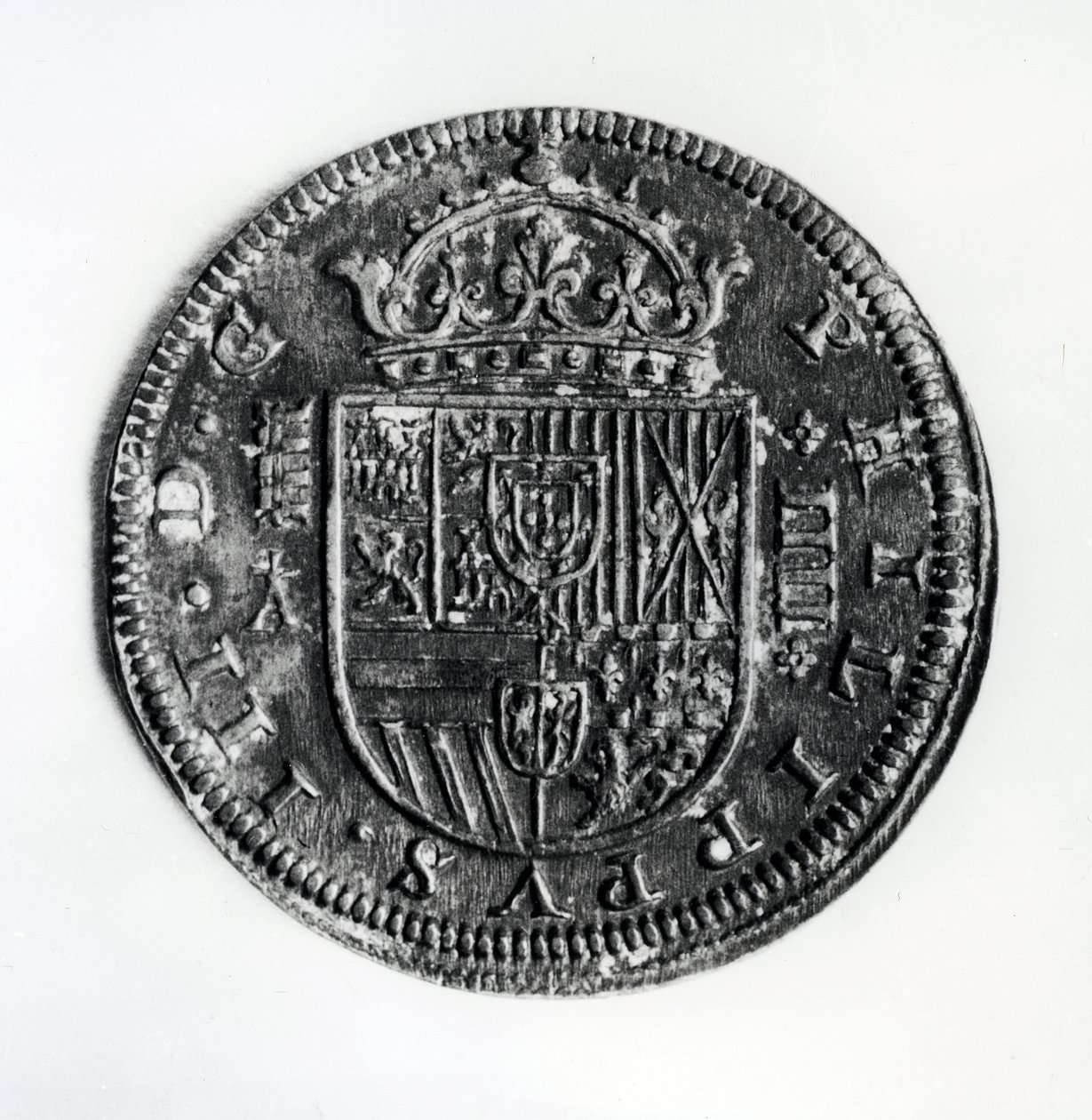4 moedas Reales do reinado de Filipe III (prata) de Spanish School