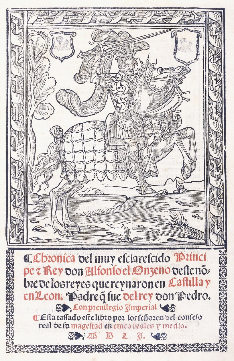 Alfonso XI, Rei de Castela e Leão, a Cavalo, 1551 de Spanish School