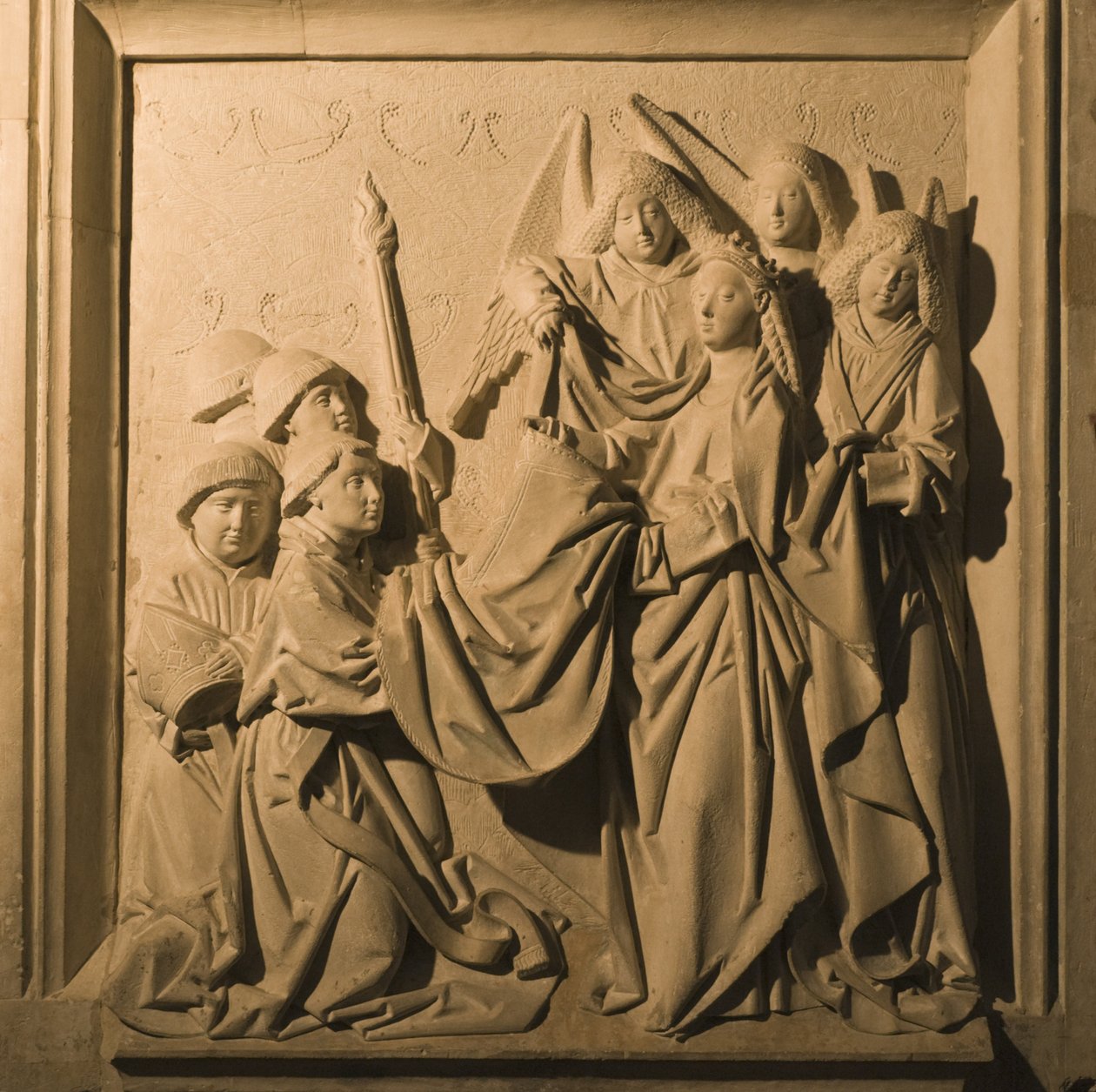 Baixo-relevo de São Idelfonso Recebendo sua Casula, interior da La Mezquita, Córdoba, 1507 de Spanish School