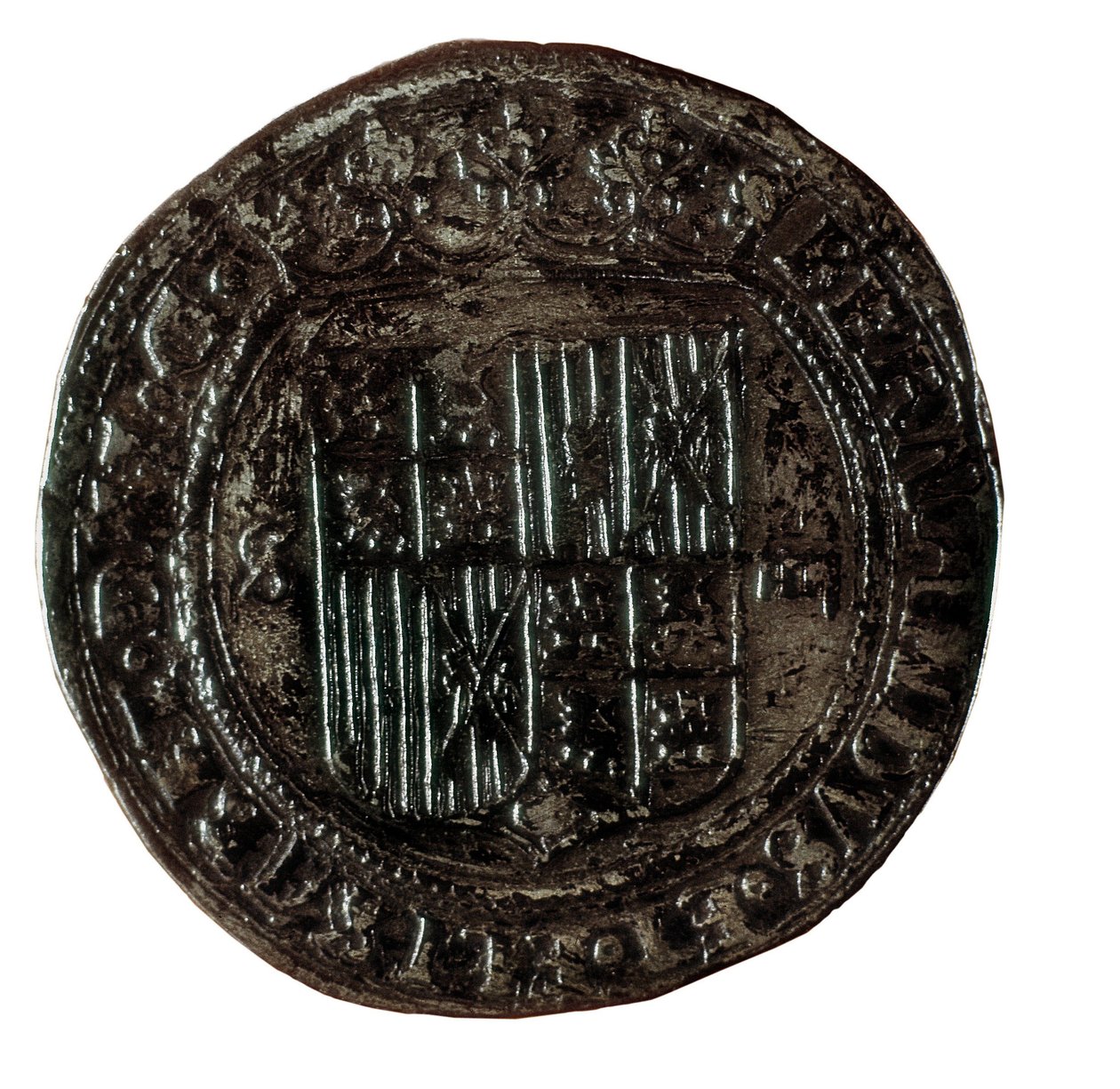 Moeda de 4 Reais Espanhóis de Castela de Spanish School