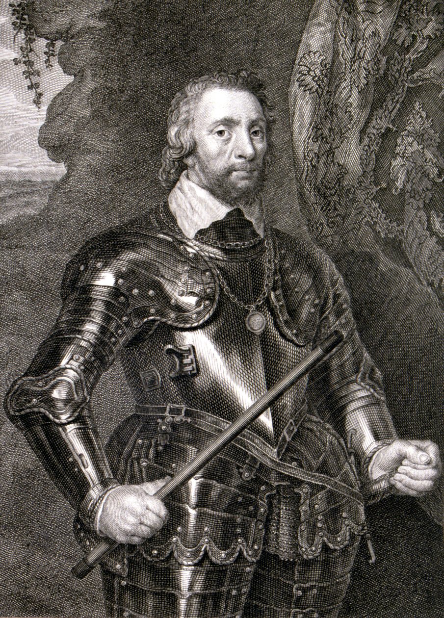 Don Alonso Perez de Guzman, o Bom (gravura) de Spanish School