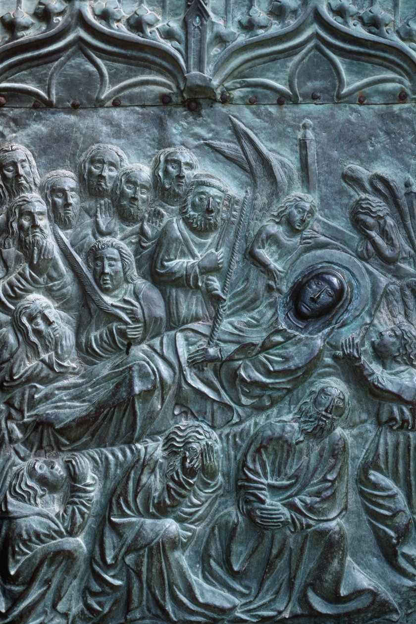 Entombamento de Cristo (bronze) de Spanish School