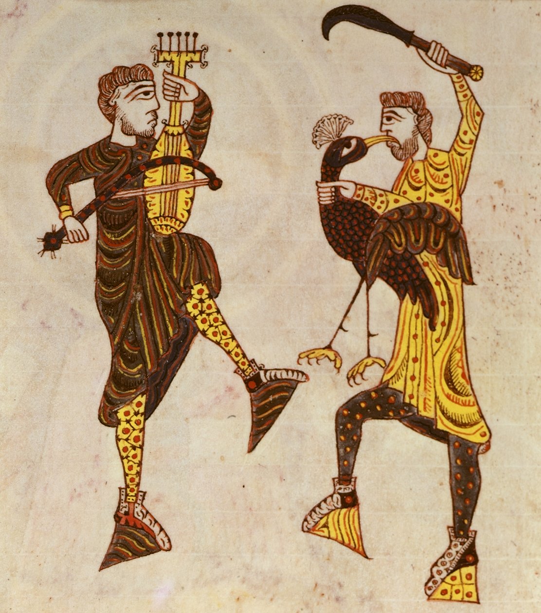 F.86 Dois Homens a Dançar, do Apocalipse do Beato de Santo Domingo de Silos de Spanish School
