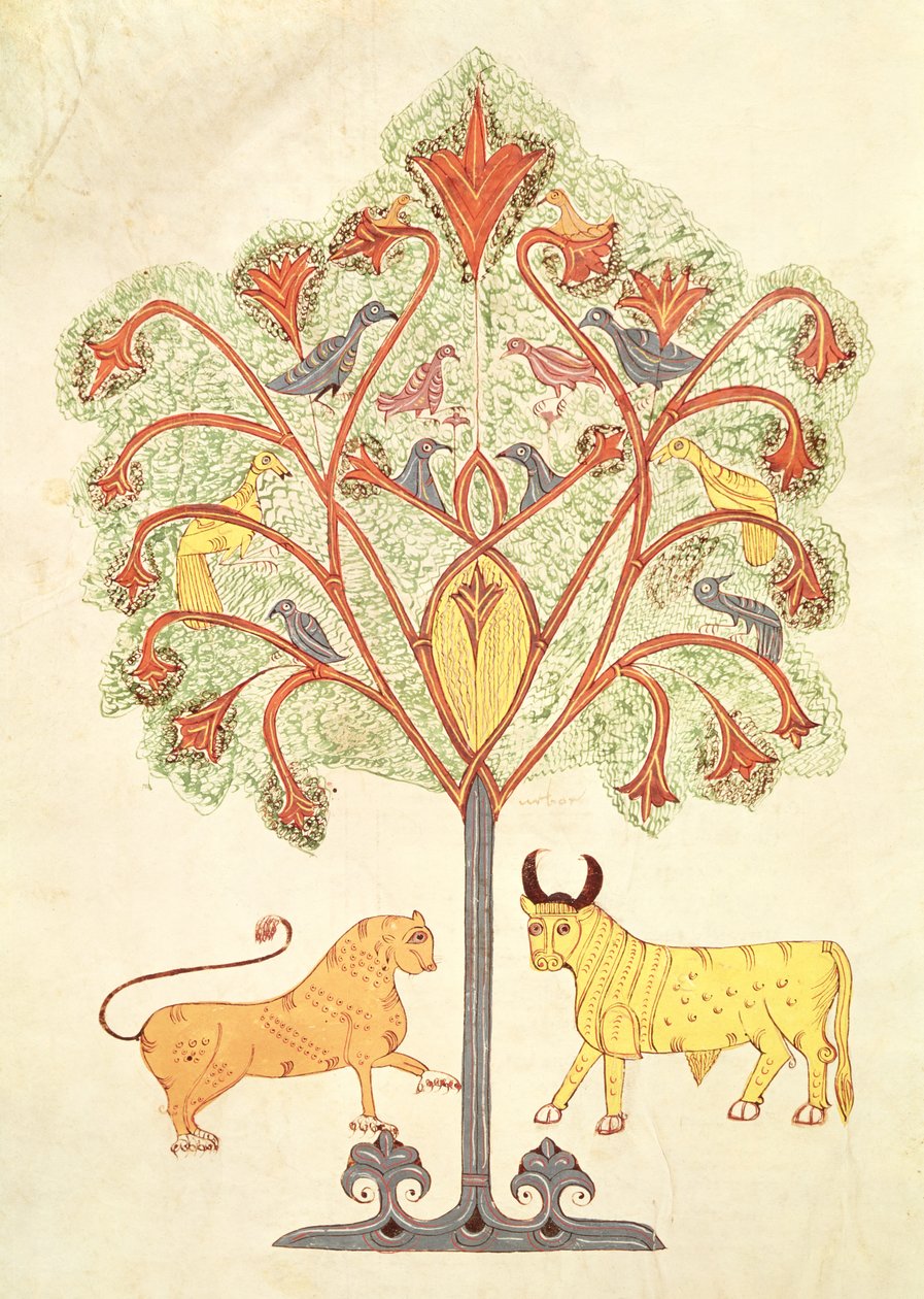 Fol.319v O sonho de Nabucodonosor, da Bíblia Mozarabe de Spanish School