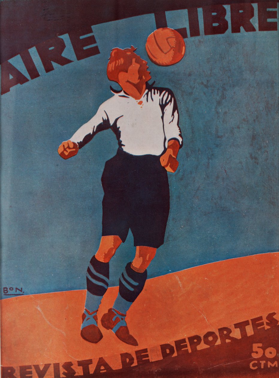 Capa da Aire Libre, c.1920-30 de Spanish School
