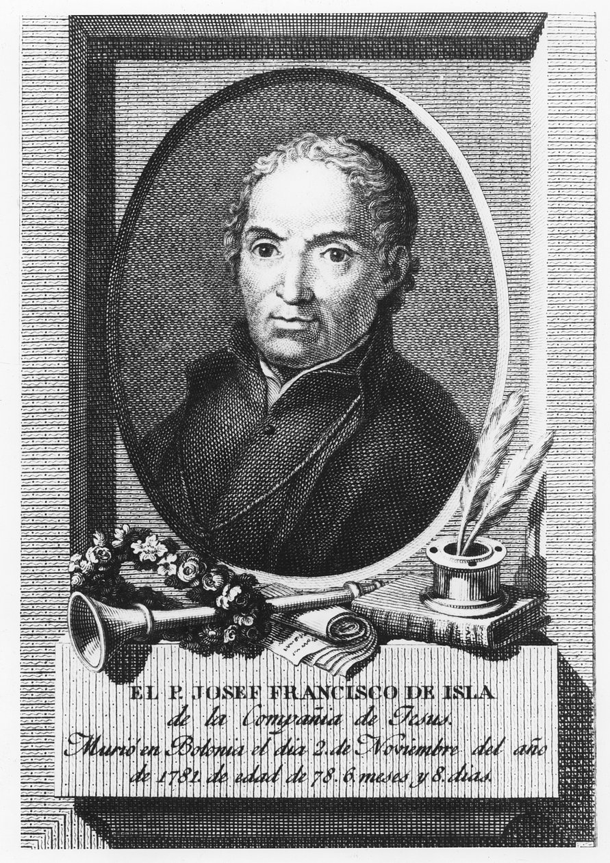 José Francisco de Isla (gravura) de Spanish School