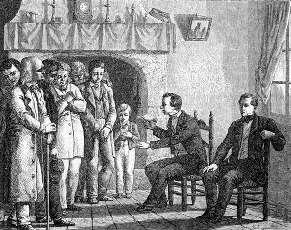 Joseph Smith, Fundador da Igreja Mórmon, Leitura do Livro de Mórmon aos Primeiros Convertidos Mórmons, de 