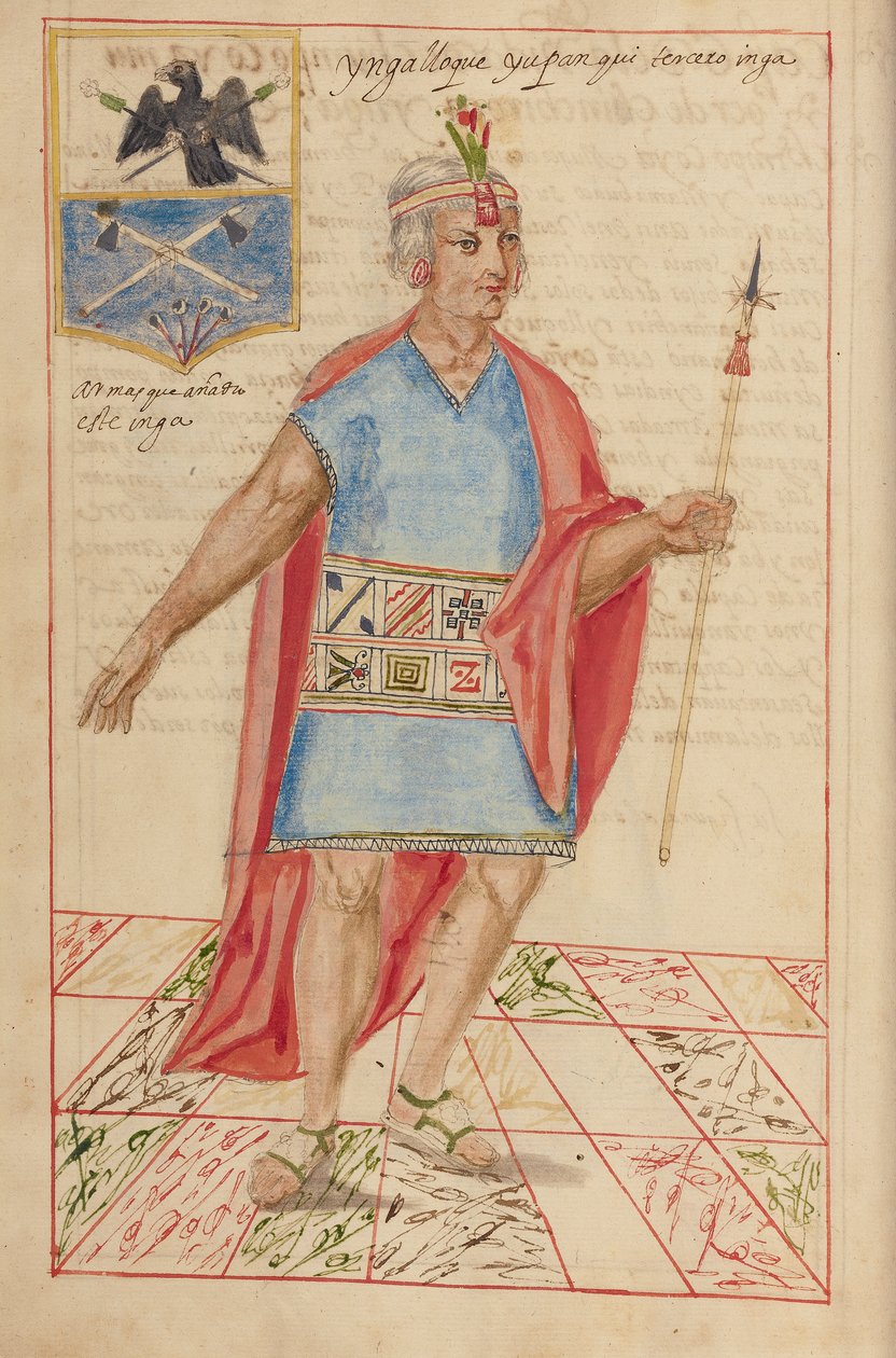 Lloque Yupanqui, 1616 (manuscrito) de Spanish School