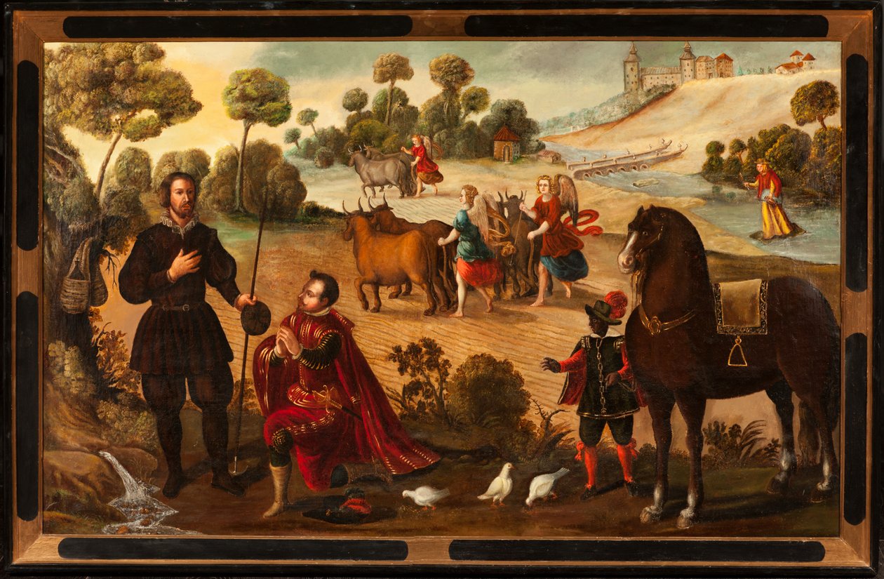 Milagres de St. Isidore, ca. 1622 (pintura) de Spanish School