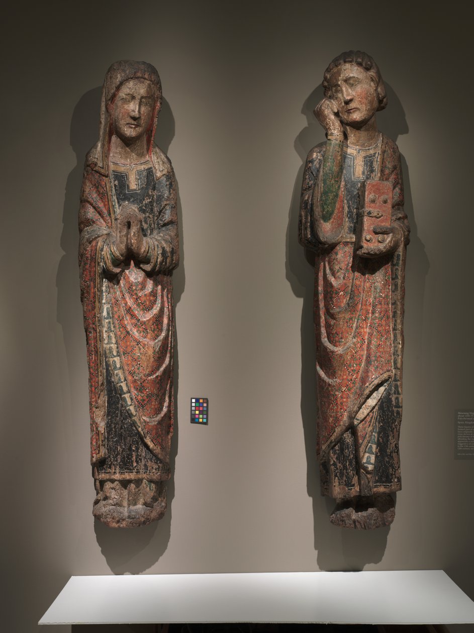 Luto São João e Virgem do Luto, Reino de Castela e Leão, c.1250-1275 de Spanish School