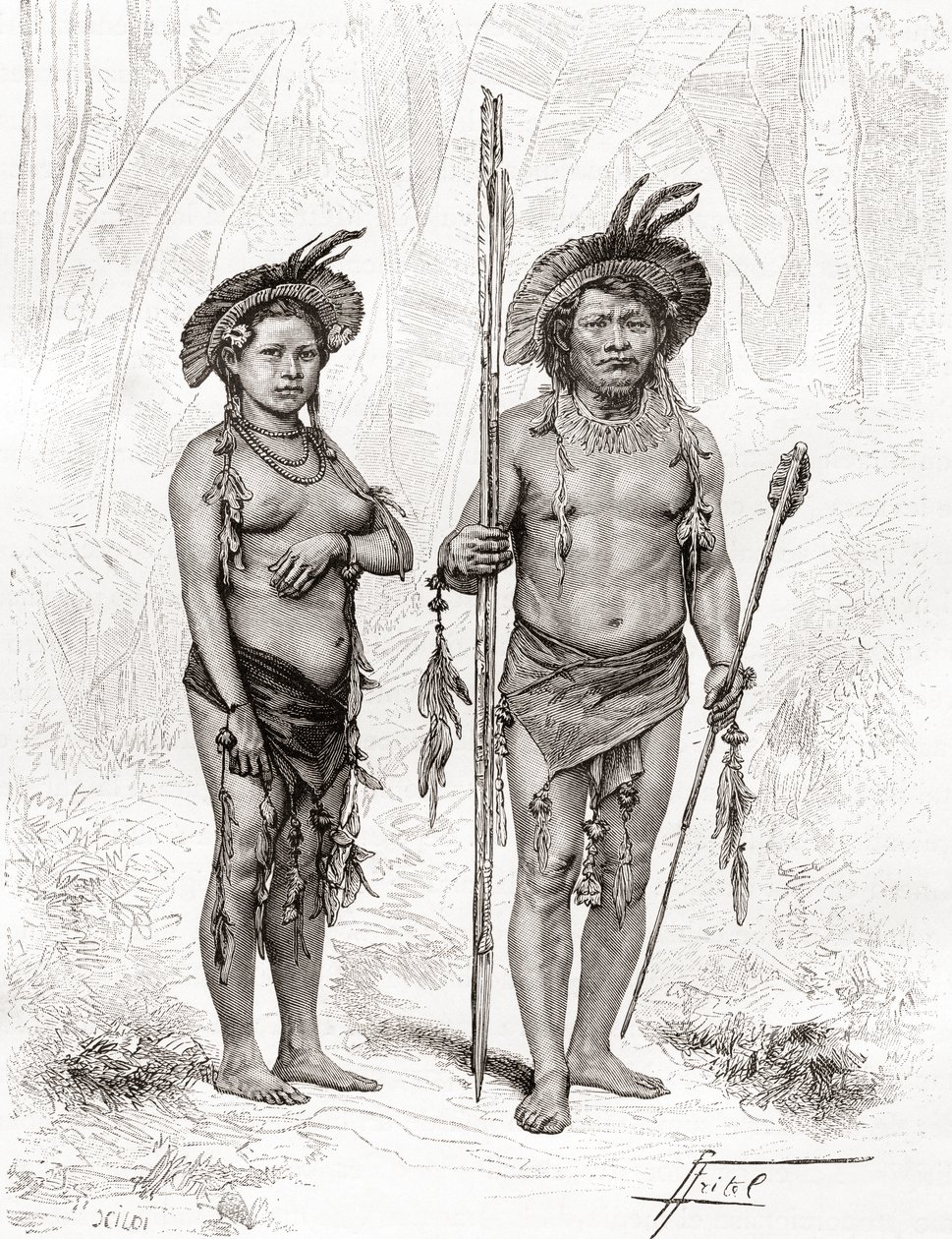 Índios nativos de Rio Branco, América do Sul de Spanish School