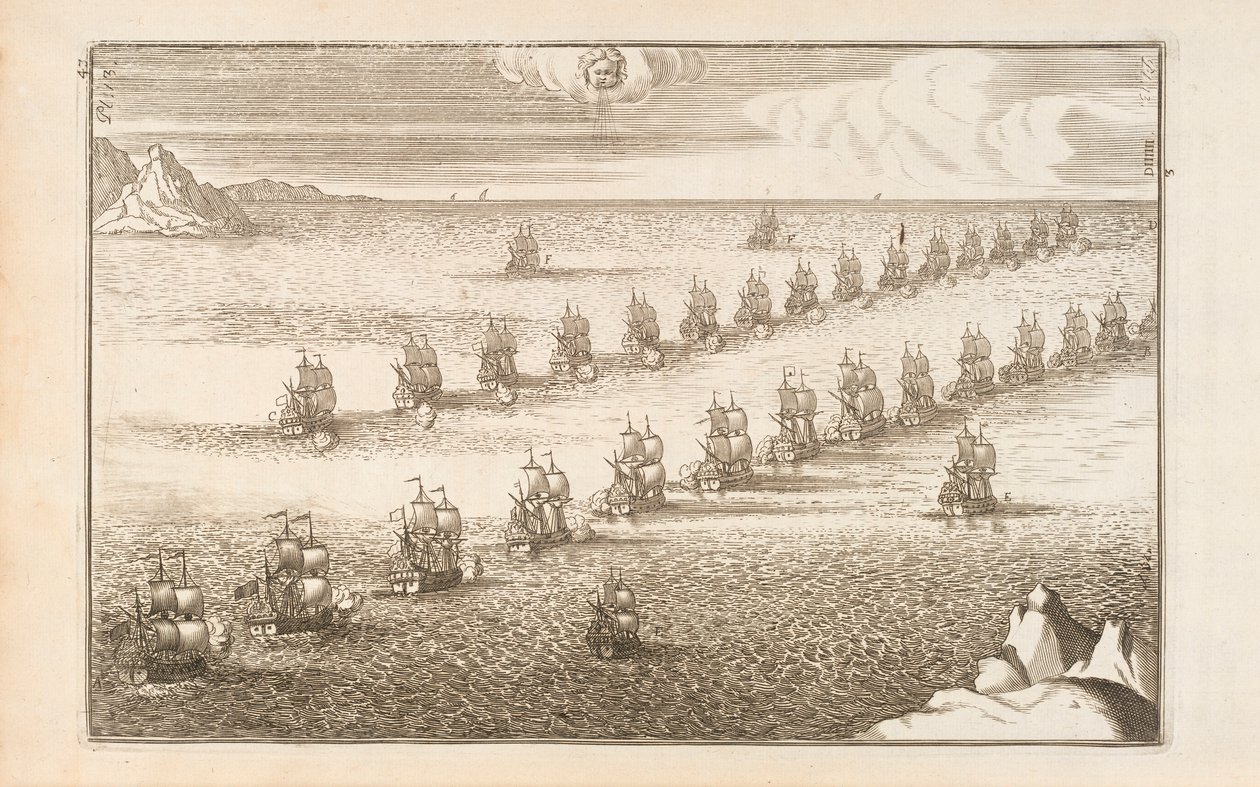Página 43 da Naval Armed por Paul Hoste, Leon, 1727 de Spanish School
