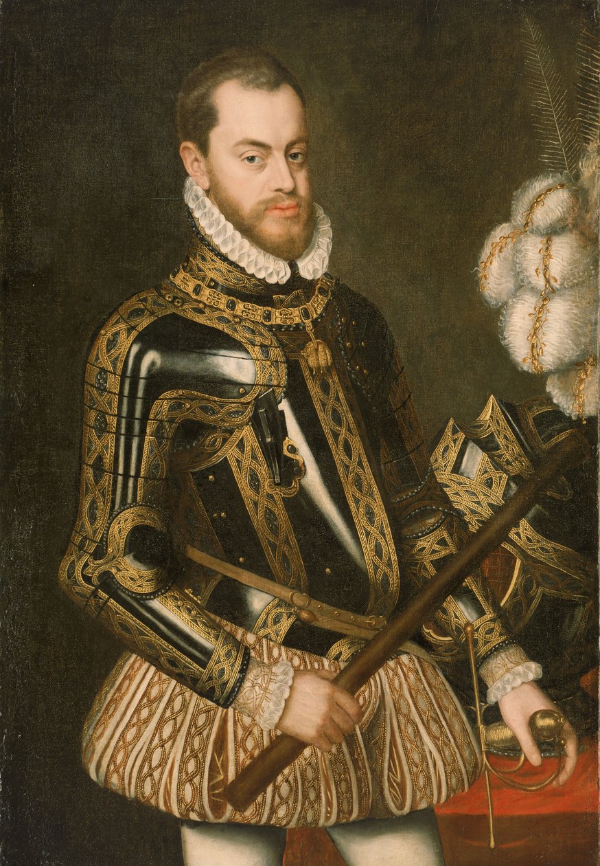 Filipe II de Espanha (1527-1598) de Spanish School