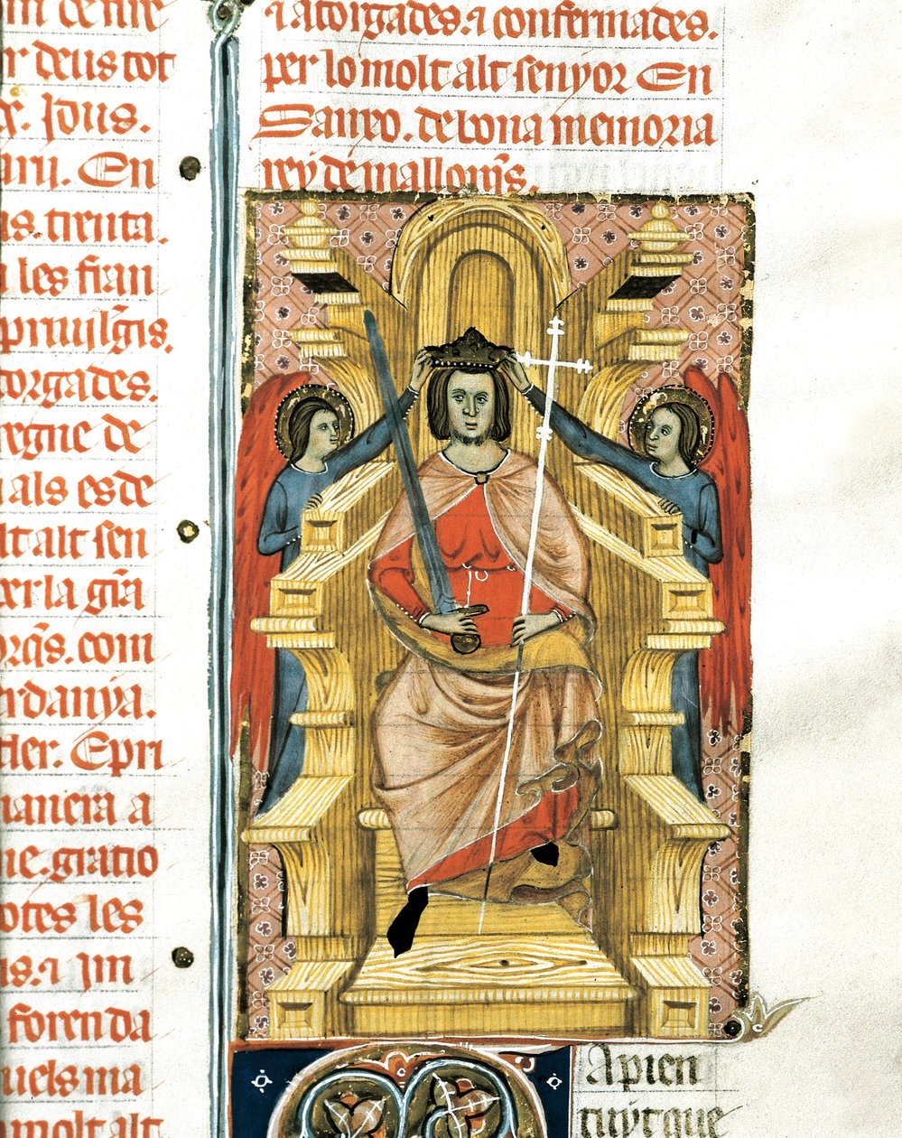 Retrato de Tiago III (Jaime III de Mallorca de Spanish School