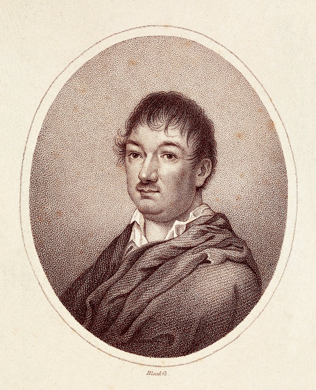 Retrato de Leandro Fernandez de Moratin (1760-1828), escritor espanhol. Gravura do século XIX. Biblioteca Nacional de Madrid. de Spanish School