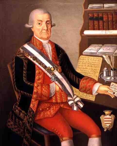 Retrato de Matias Galvez (1717-84) de Spanish School