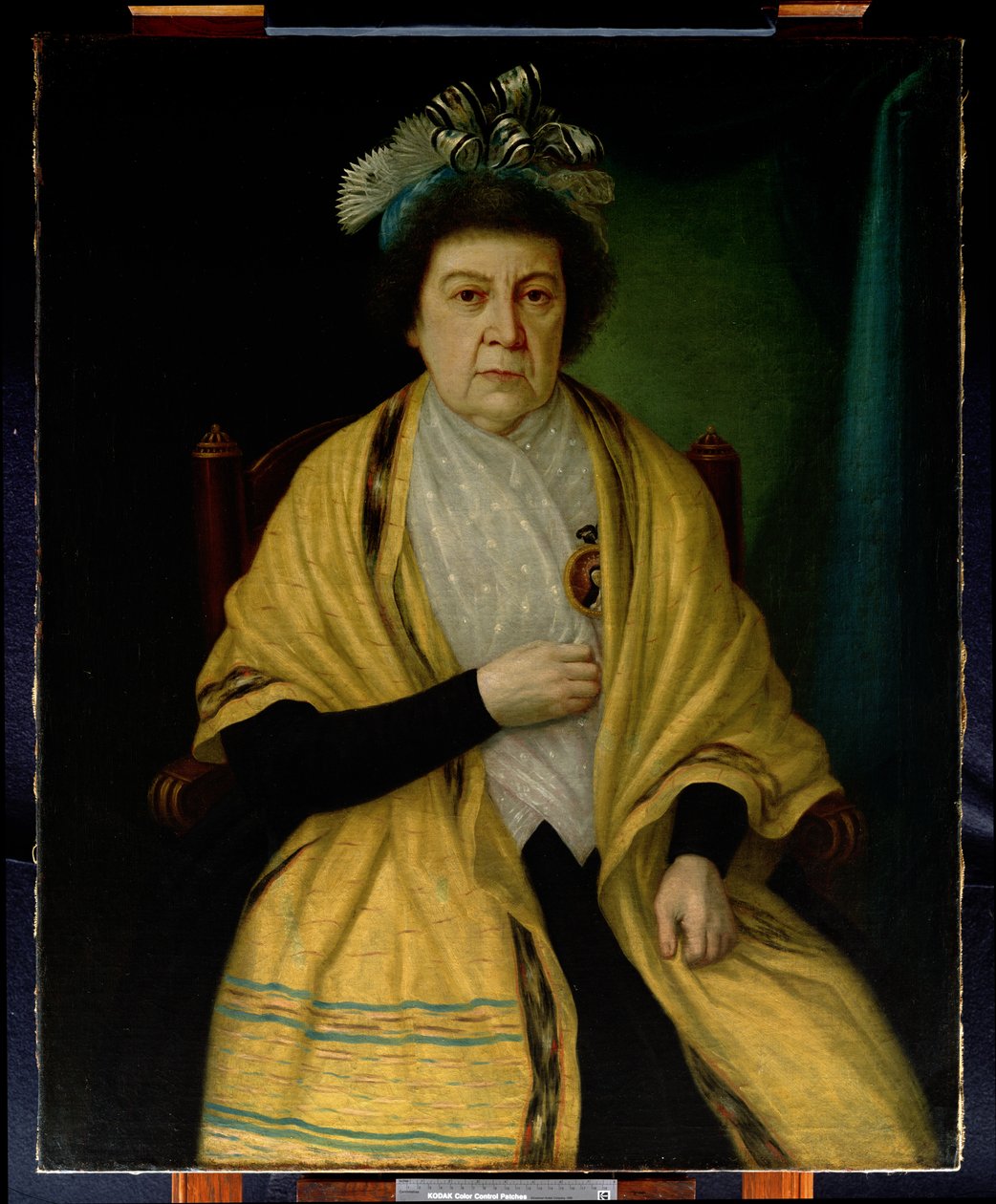 Retrato de uma mulher velha de Spanish School