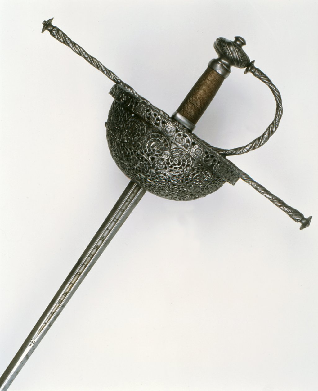 Punho do rapier (aço) de Spanish School