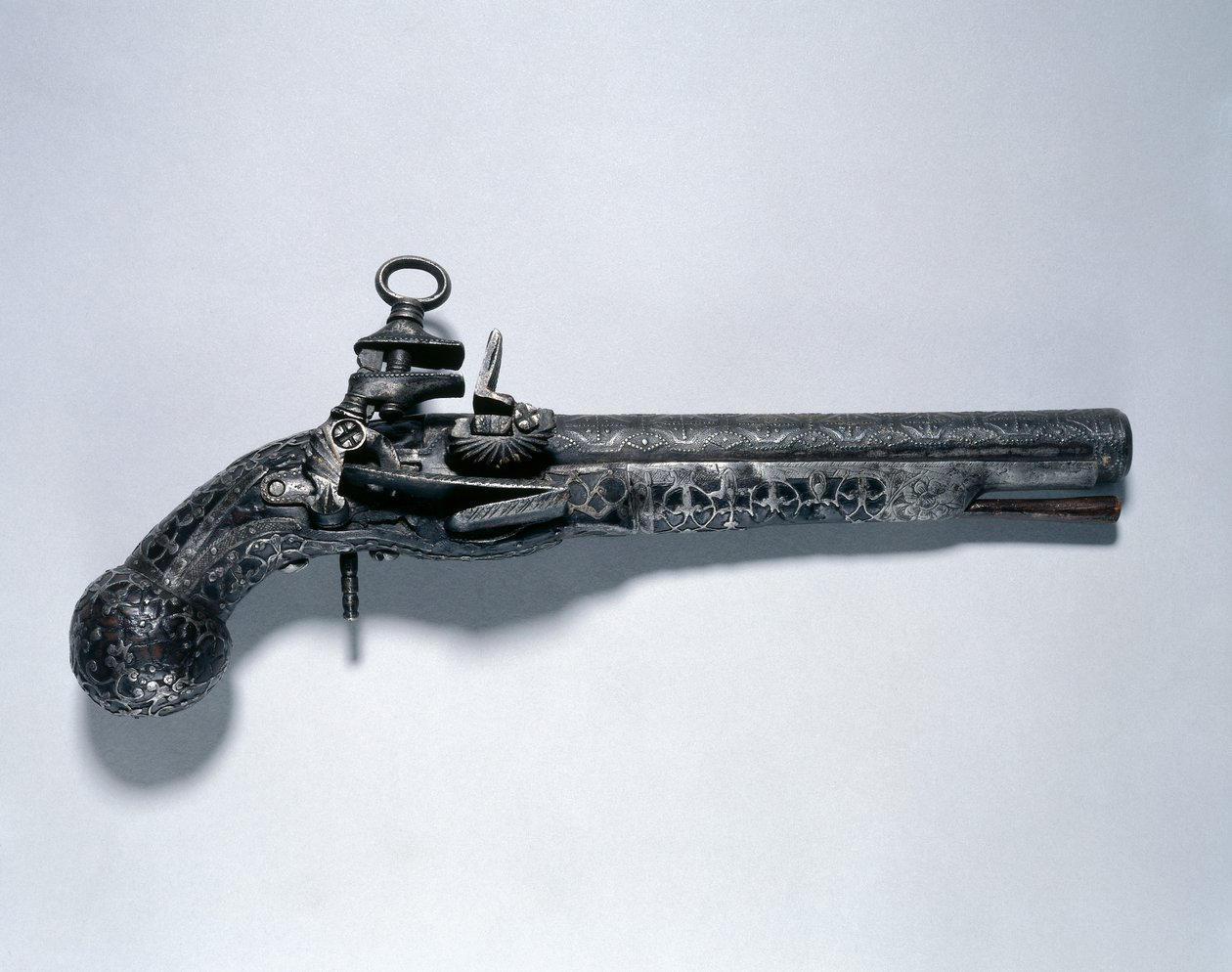 Pistola Snaphaunce, século XVII de Spanish School