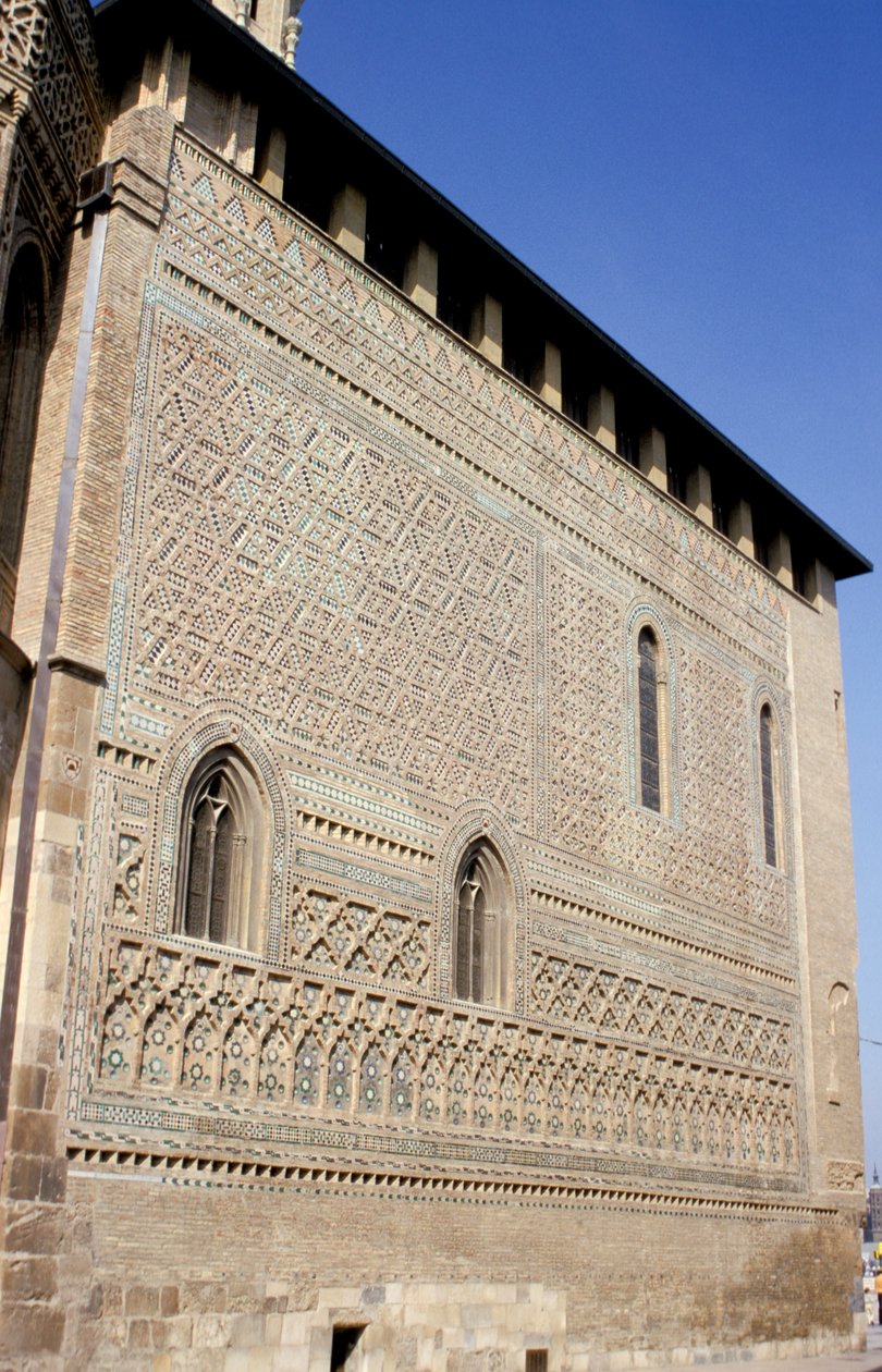 Espanha, Saragoça. La Seo, Mudejar Wall. de Spanish School