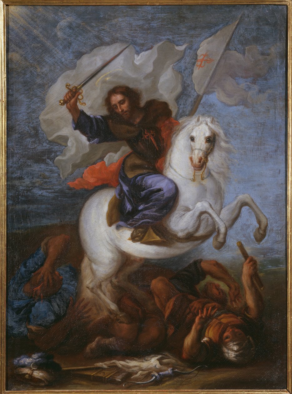 São Tiago, o Grande, na Batalha de Clavijo de Spanish School