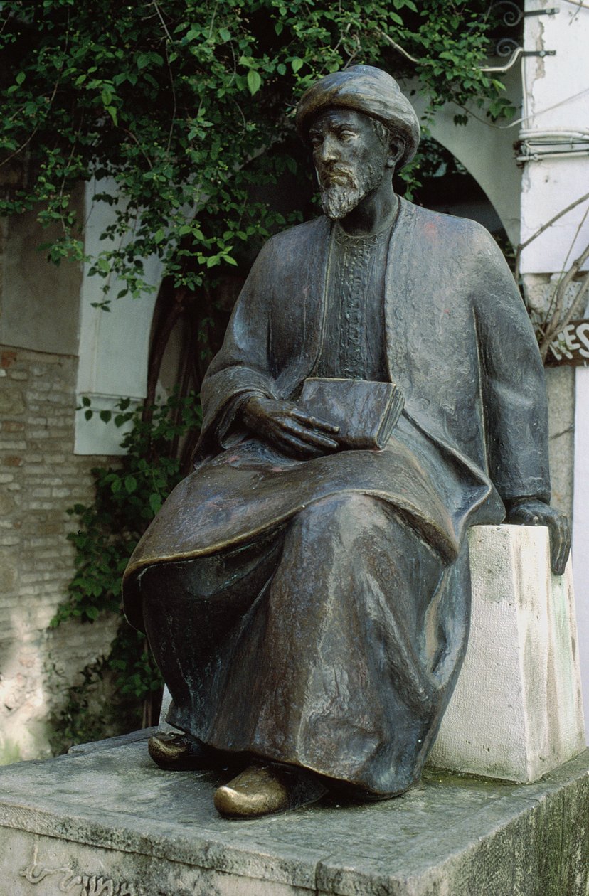 Estátua de Moisés Maimônides (1135-1204) de Spanish School