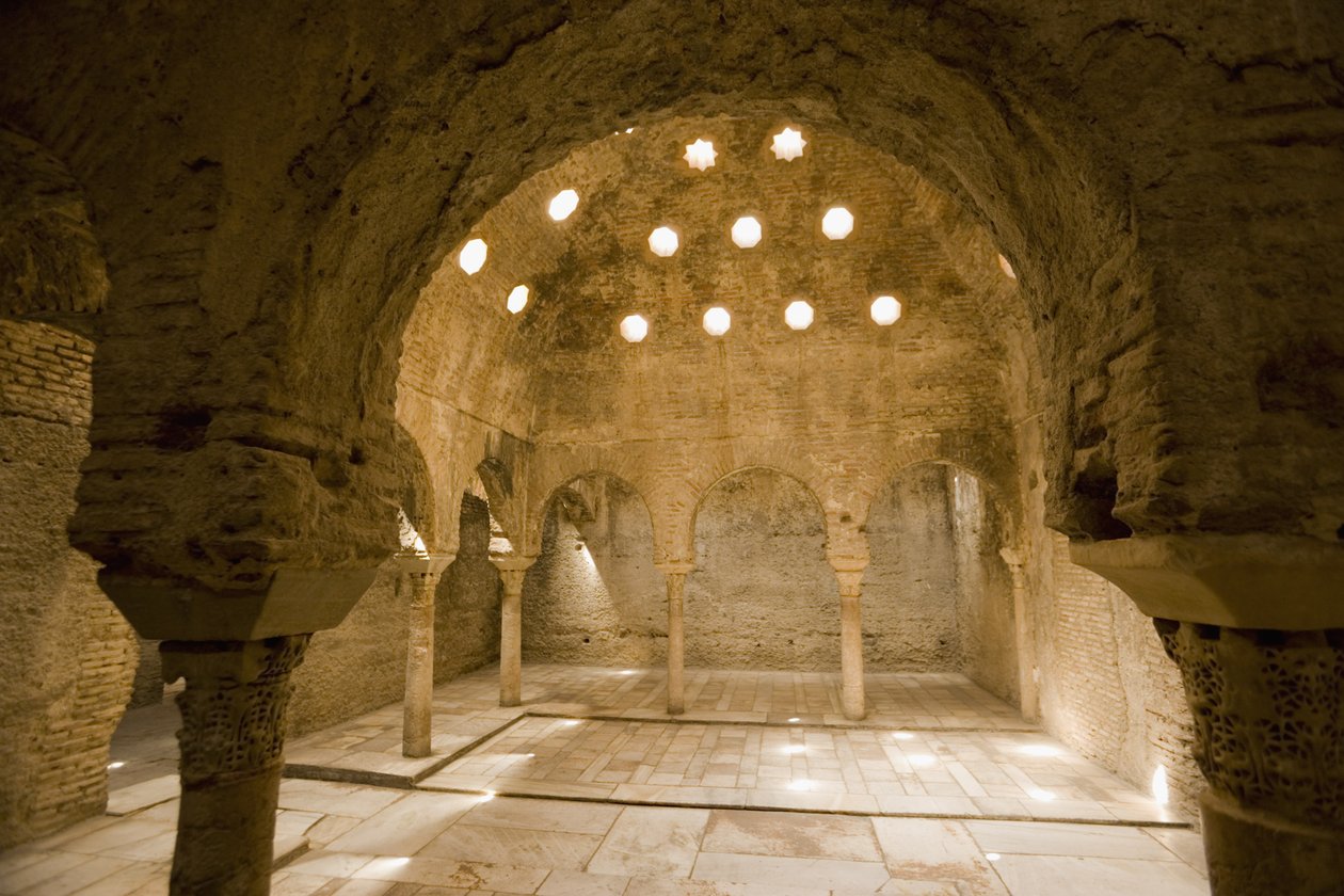 Sala de vapor nos banhos árabes, Granada de Spanish School